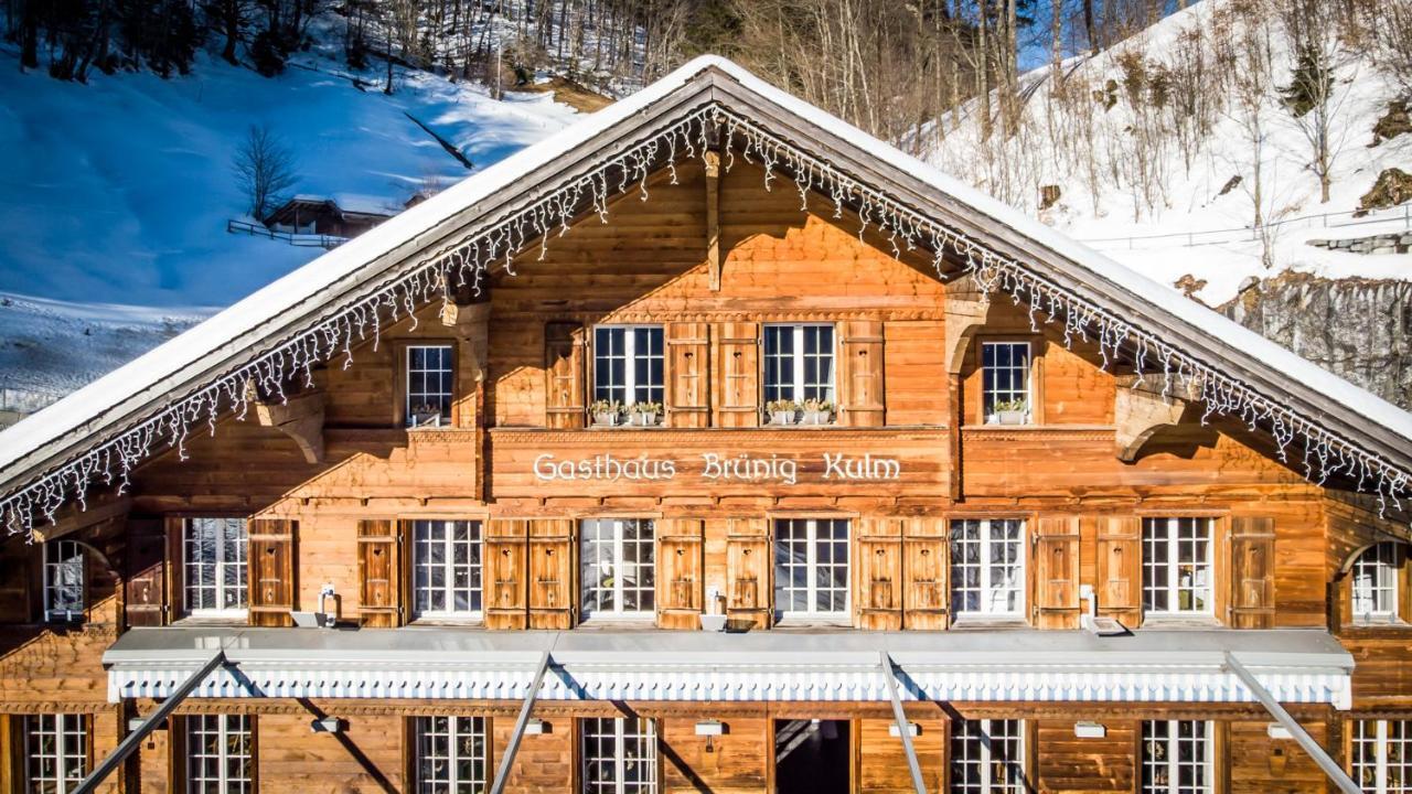 Отель Gasthaus Brunig Kulm Брюниг Экстерьер фото